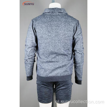 Mannen Fleece Coat zonder capuchon